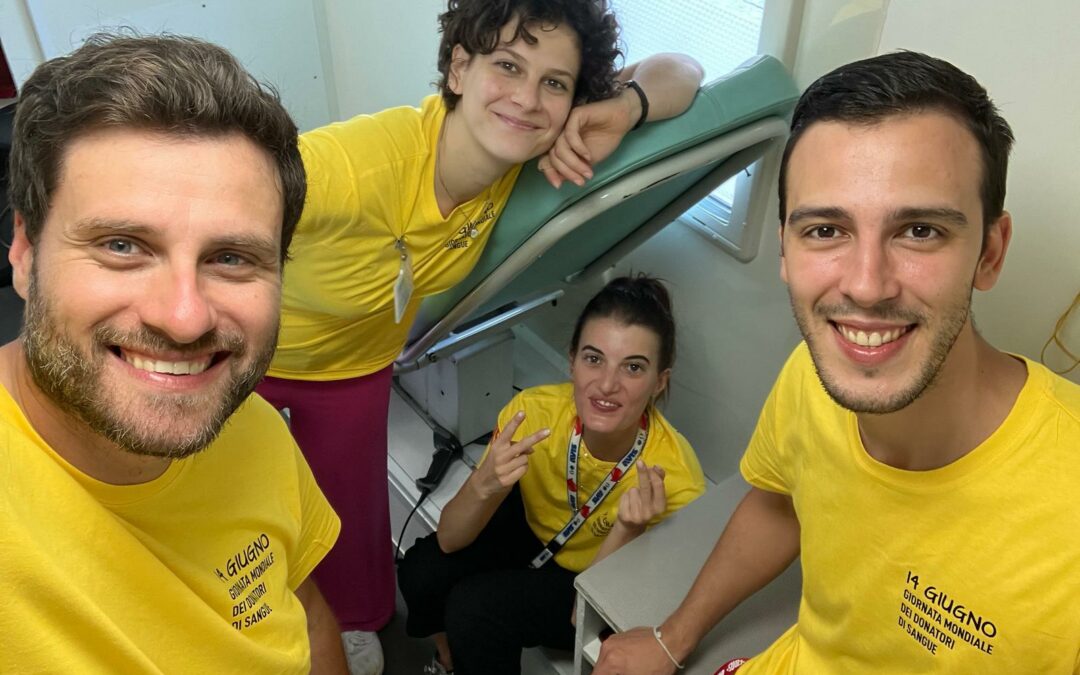 Giornata Mondiale del Donatore di Sangue in Piazza De Ferrari